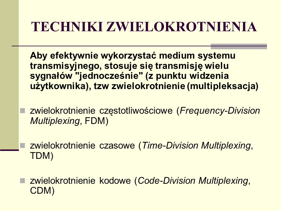 Znalezione obrazy dla zapytania zwielokrotnienie tdm