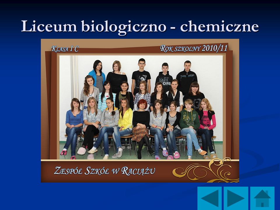Liceum biologiczno - chemiczne