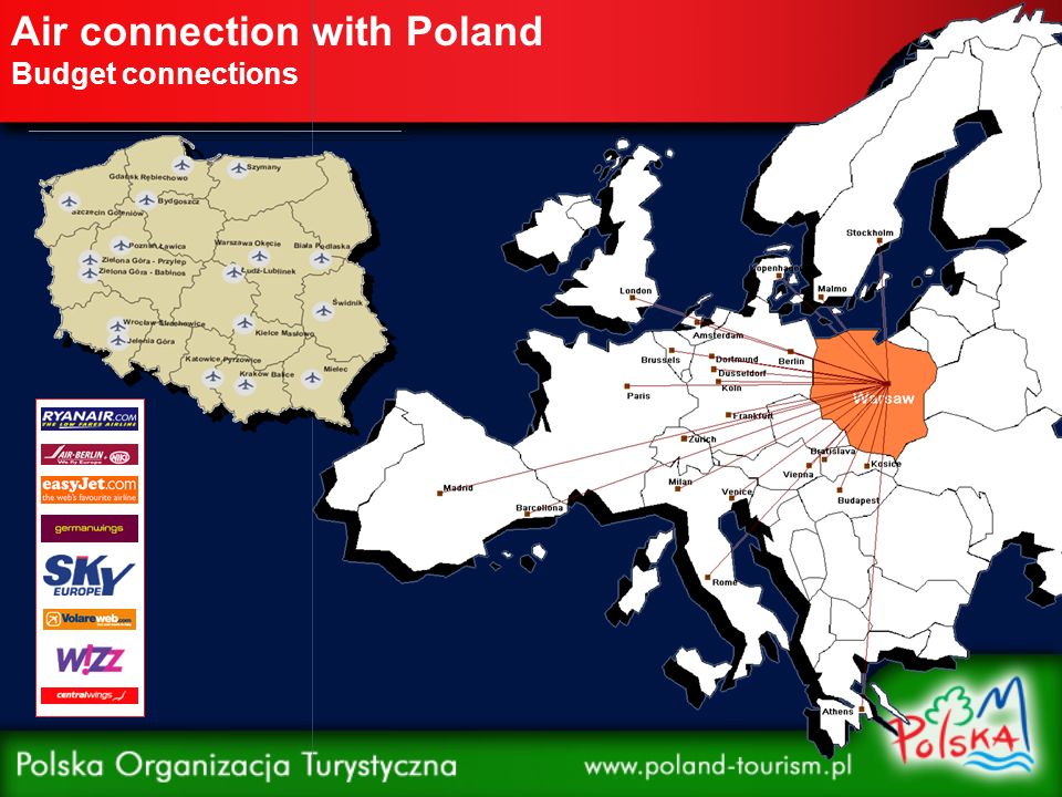 Air connection with Poland Budget connections