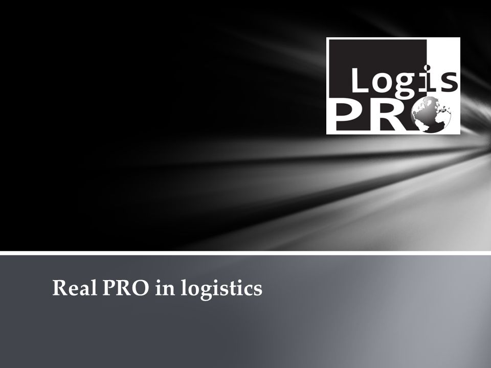 Real PRO in logistics