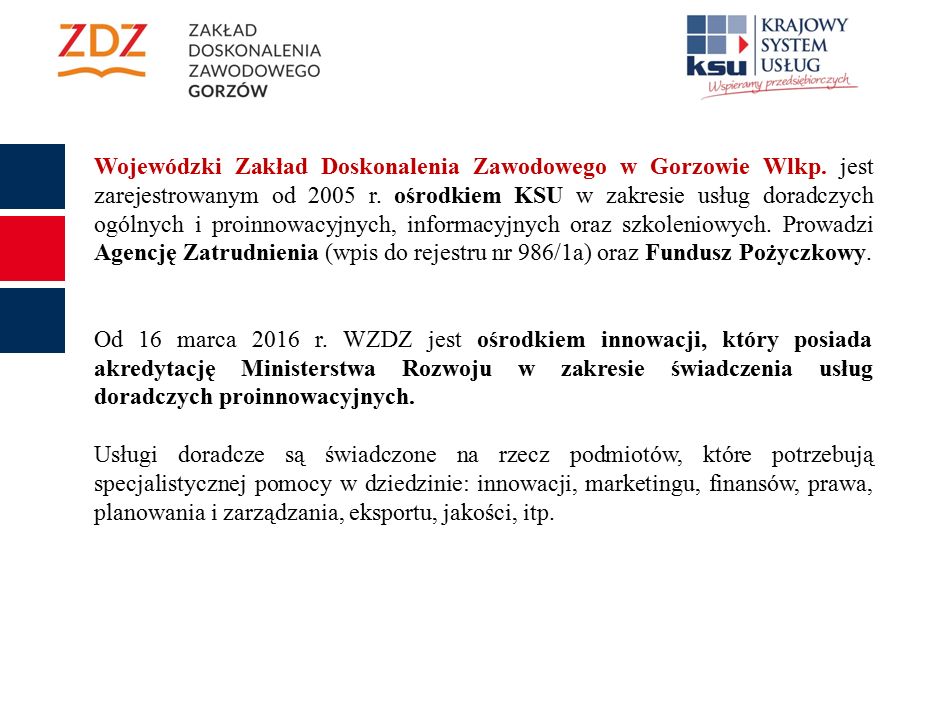 Wojewódzki Zakład Doskonalenia Zawodowego w Gorzowie Wlkp.