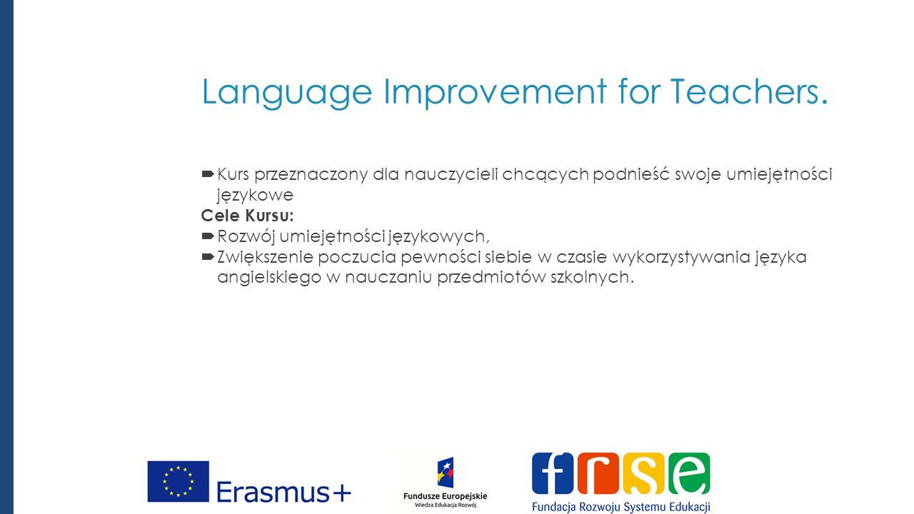 Language Improvement for Teachers.