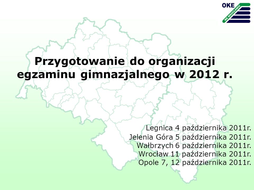Legnica 4 października 2011r. Jelenia Góra 5 października 2011r.