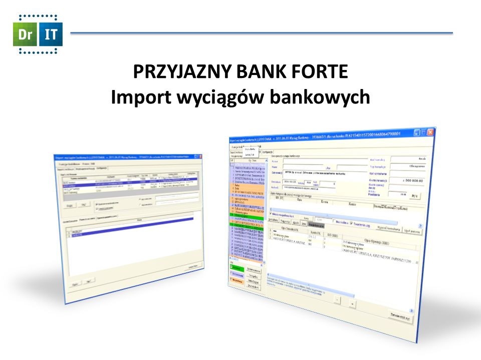 PRZYJAZNY BANK FORTE Import wyciągów bankowych