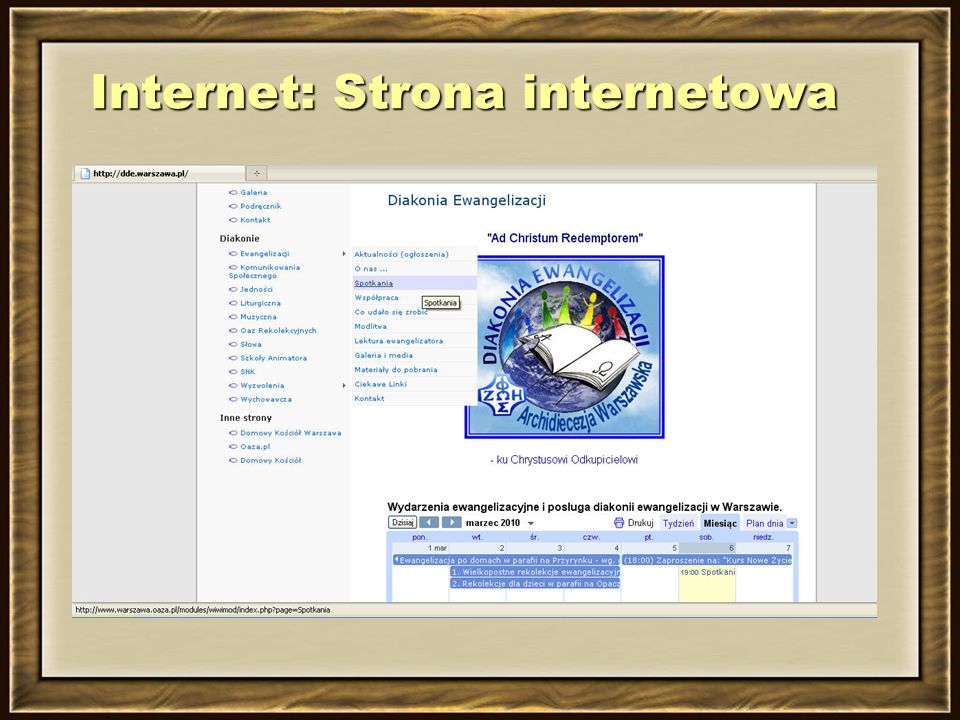 Internet: Strona internetowa