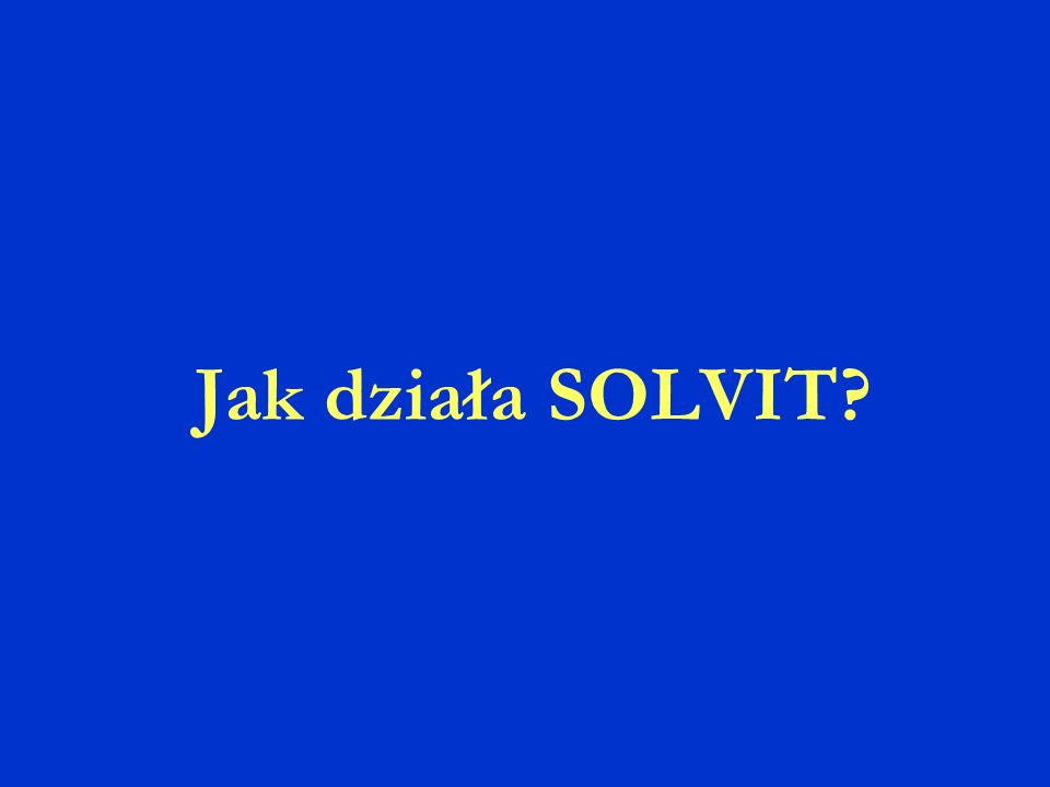 Jak działa SOLVIT