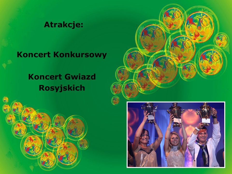 Atrakcje: Koncert Konkursowy Koncert Gwiazd Rosyjskich