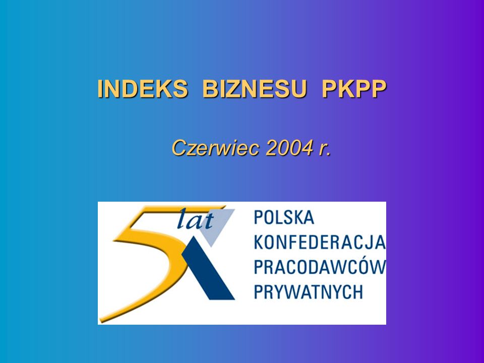 INDEKS BIZNESU PKPP Czerwiec 2004 r.