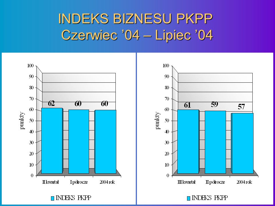 INDEKS BIZNESU PKPP Czerwiec 04 – Lipiec 04