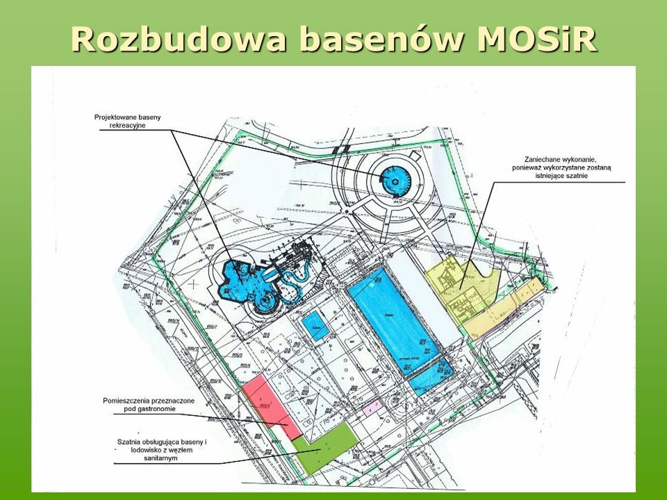 Rozbudowa basenów MOSiR