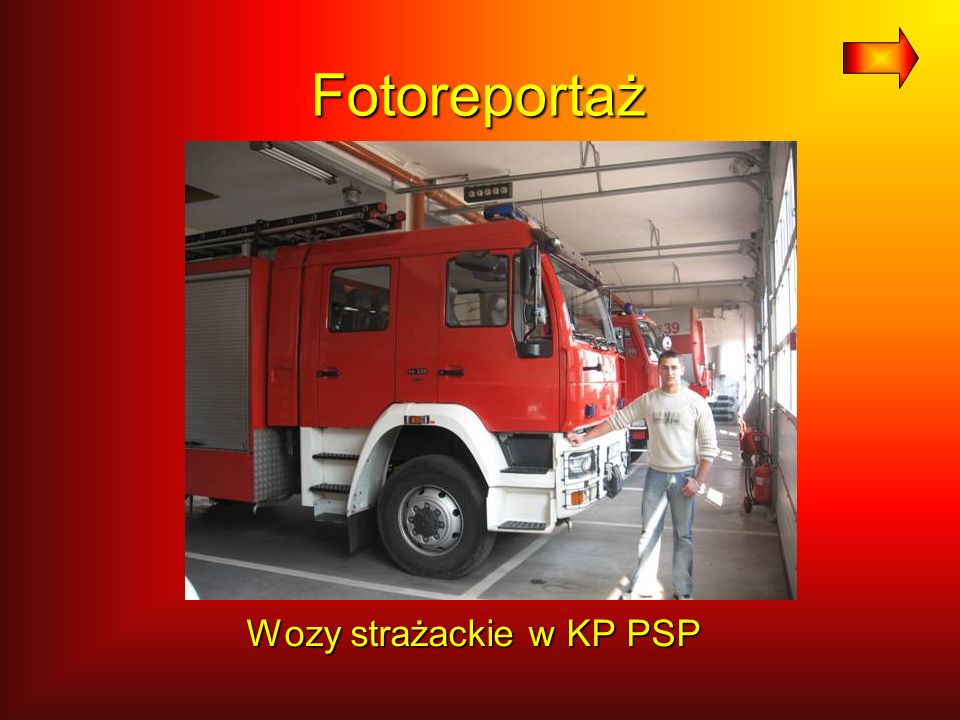Fotoreportaż Wozy strażackie w KP PSP