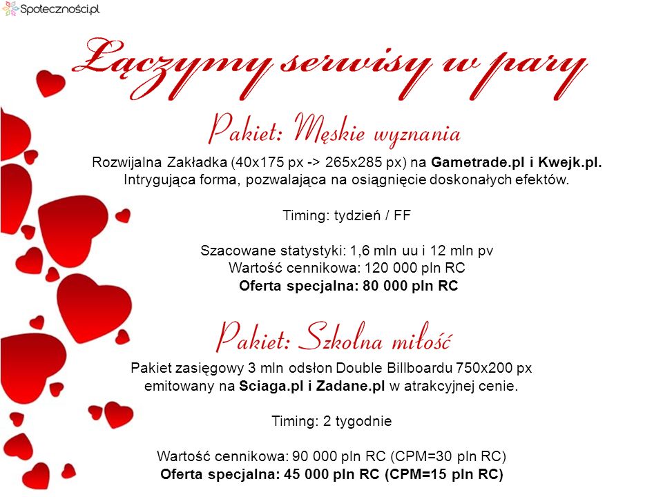 Pakiet zasięgowy 3 mln odsłon Double Billboardu 750x200 px emitowany na Sciaga.pl i Zadane.pl w atrakcyjnej cenie.