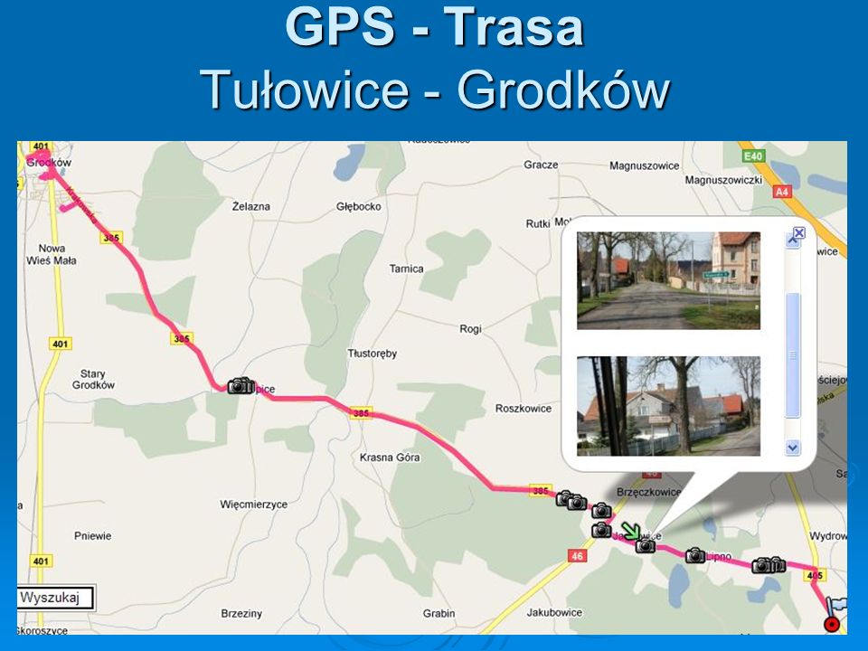 GPS - Trasa Tułowice - Grodków