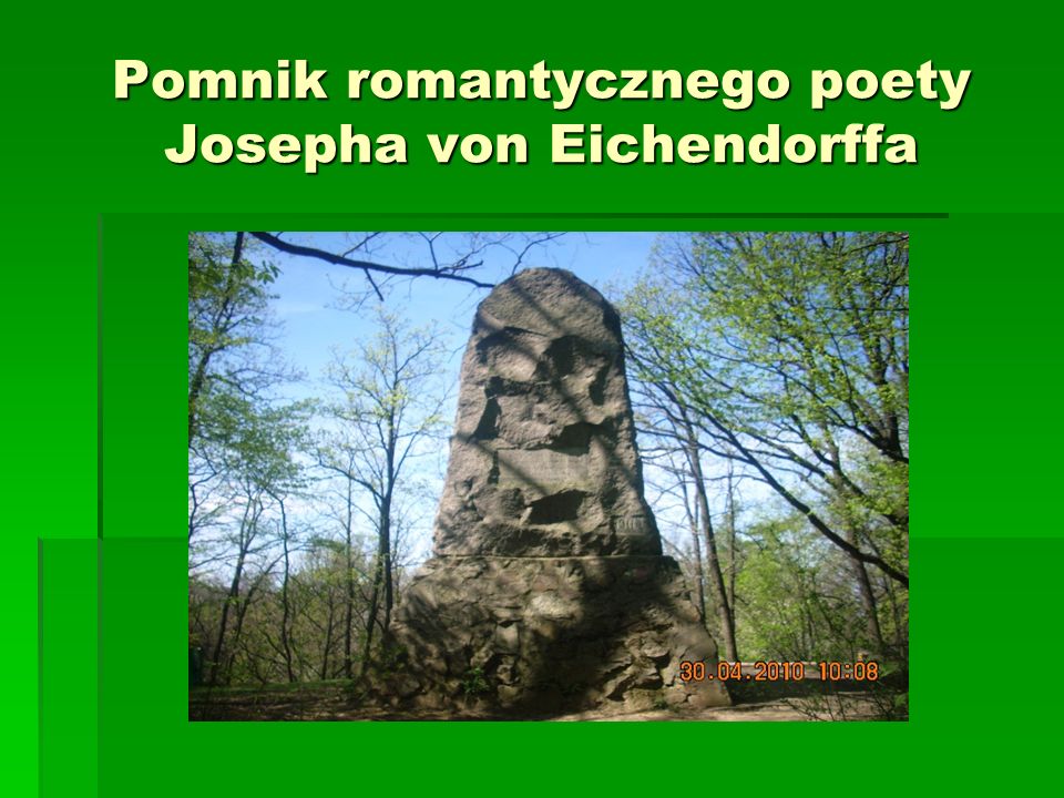 Pomnik romantycznego poety Josepha von Eichendorffa