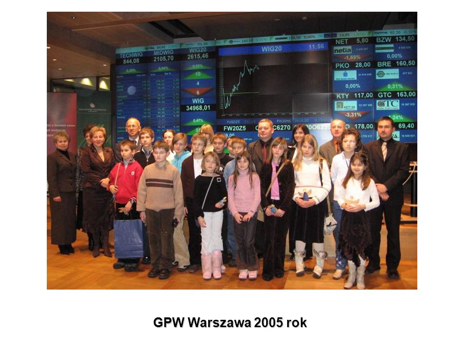 GPW Warszawa 2005 rok