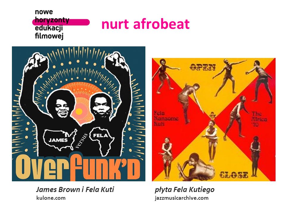 nurt afrobeat James Brown i Fela Kuti kulone.com płyta Fela Kutiego jazzmusicarchive.com