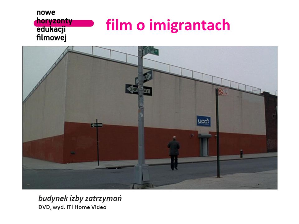 film o imigrantach budynek izby zatrzymań DVD, wyd. ITI Home Video