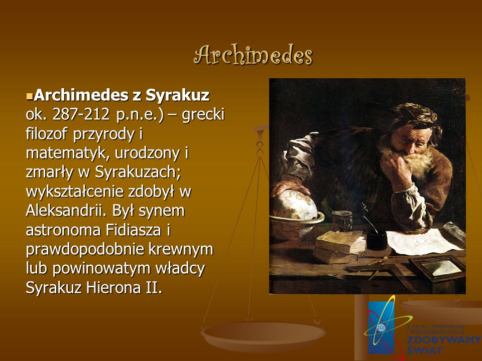 Archimedes Archimedes z Syrakuz ok.