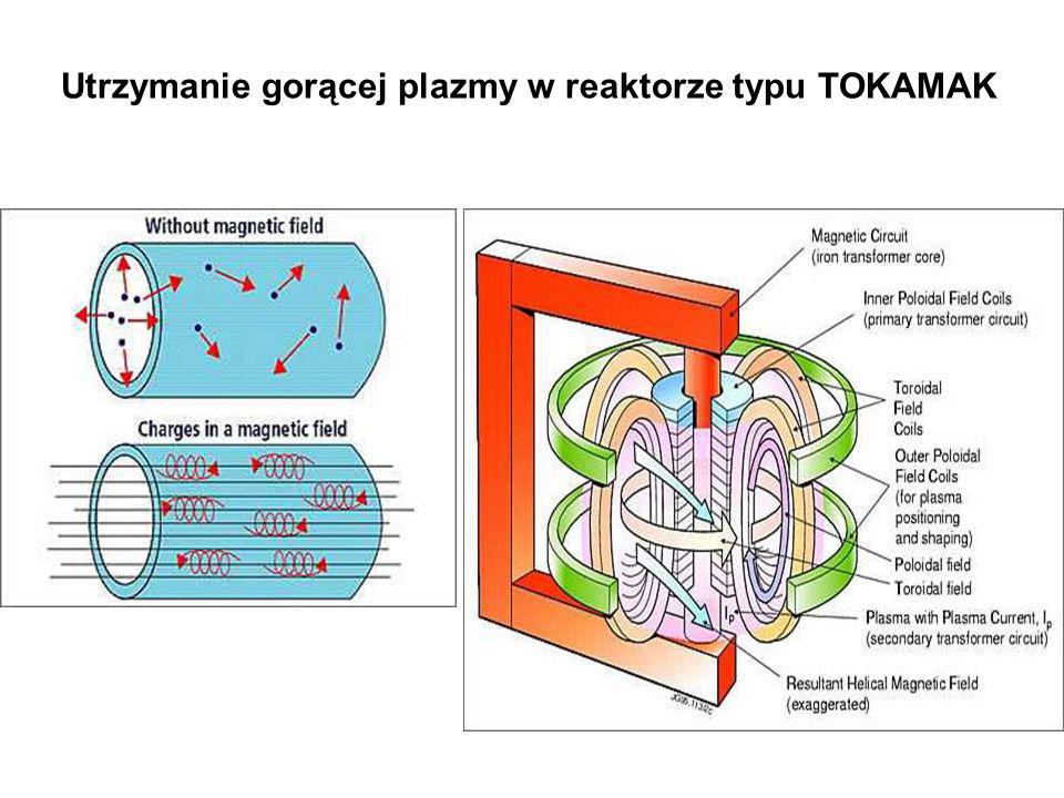 Utrzymanie gorącej plazmy w reaktorze typu TOKAMAK