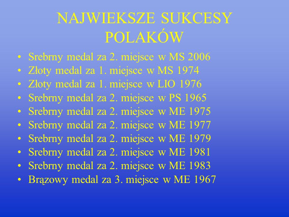 Andrzej Niemczyk Trener reprezentacji Polski kobiet w latach / Złoty medal na Mistrzostwach Europy w Turcji Złoty medal na Mistrzostwach Europy w Chorwacji- 2005