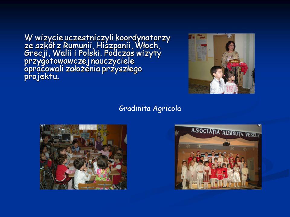 W wizycie uczestniczyli koordynatorzy ze szkół z Rumunii, Hiszpanii, Włoch, Grecji, Walii i Polski.