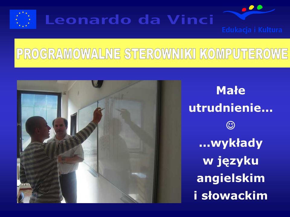 Małe utrudnienie......wykłady w języku angielskim i słowackim