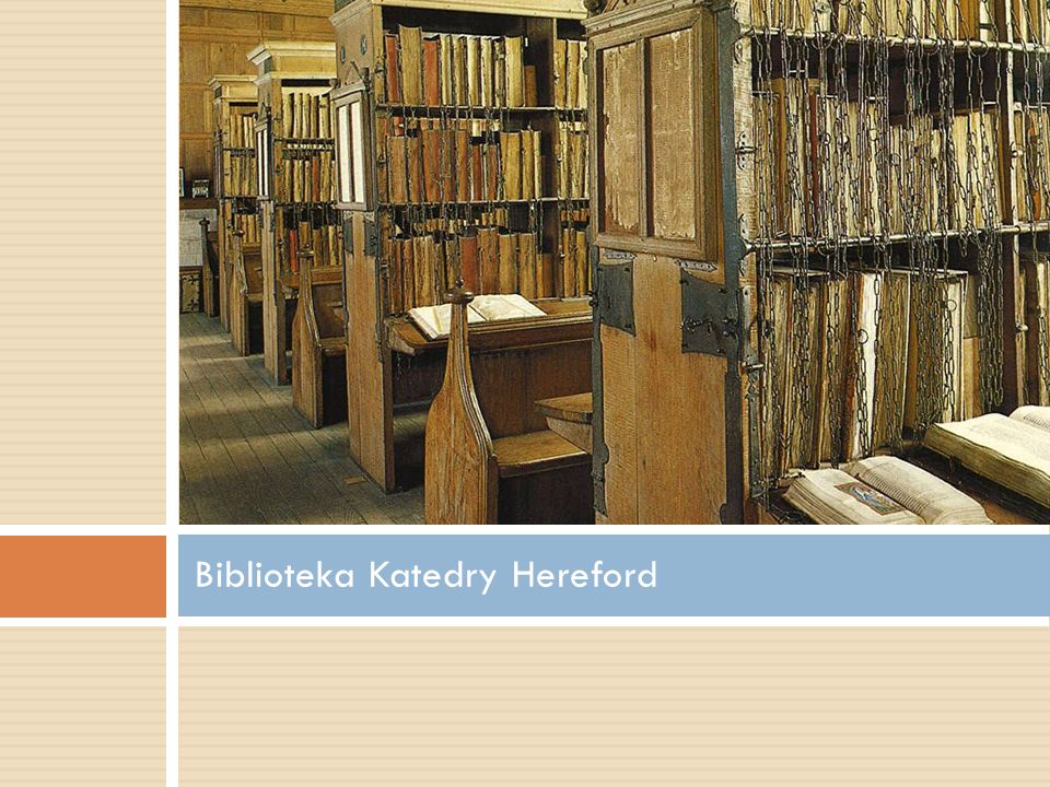 Biblioteka Katedry Hereford