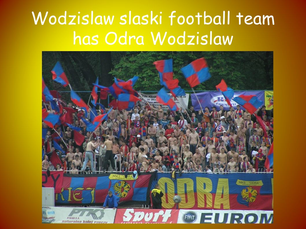 Wodzislaw slaski football team has Odra Wodzislaw