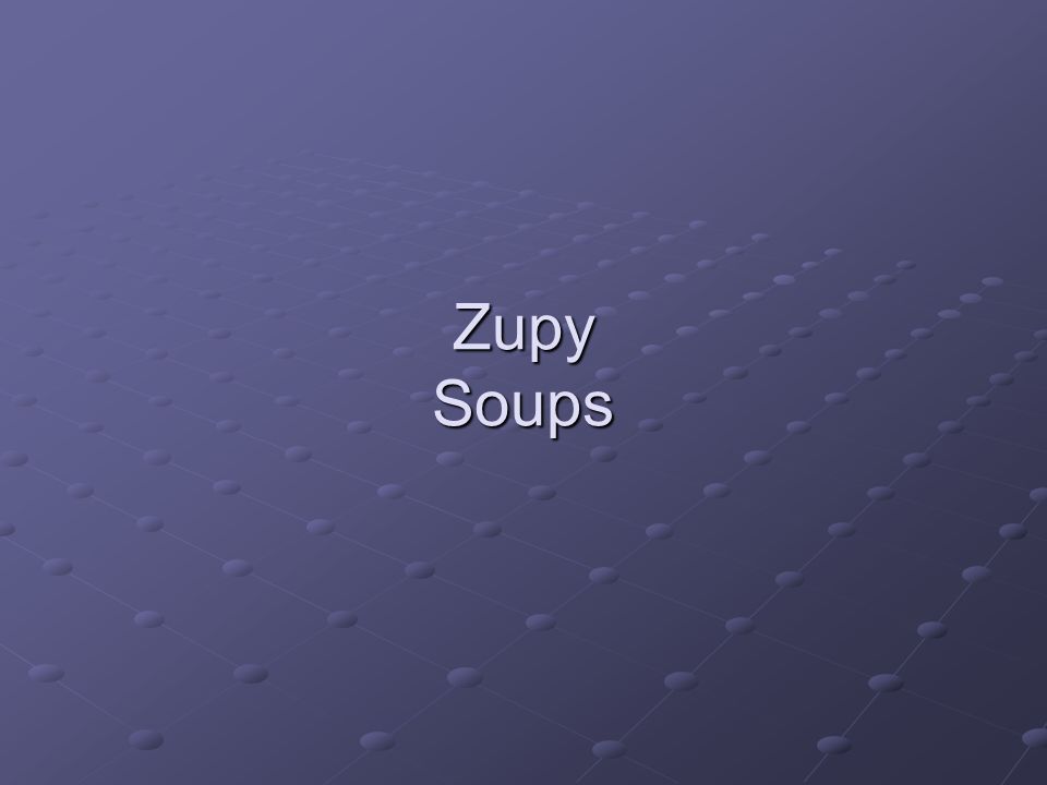 Zupy Soups