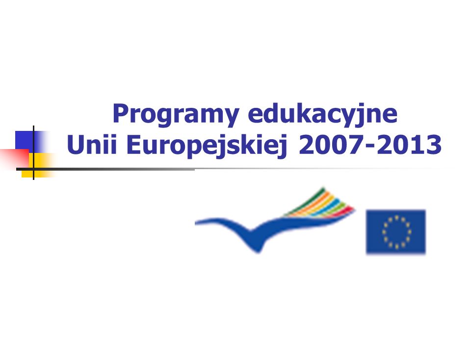 Programy edukacyjne Unii Europejskiej