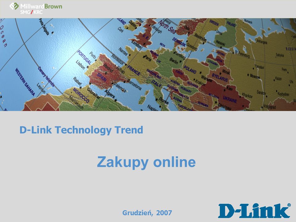 D-Link Technology Trend Zakupy online Grudzień, 2007