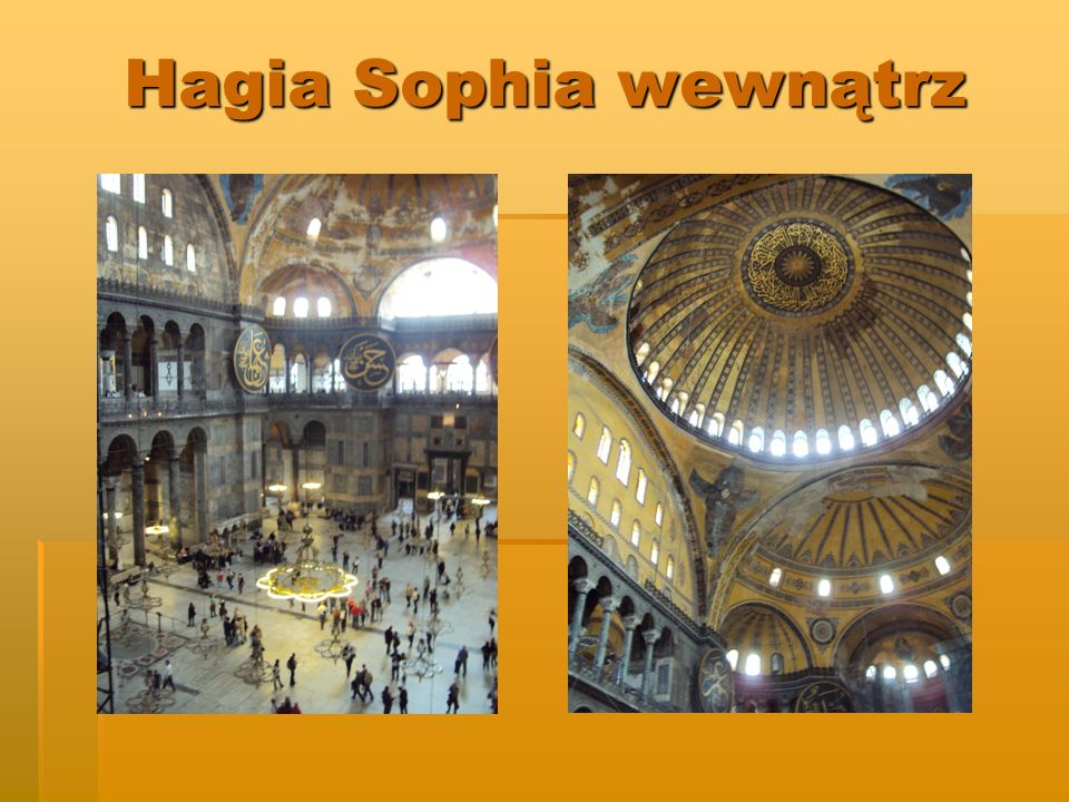 Hagia Sophia wewnątrz