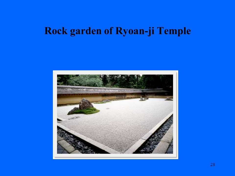 Rock garden of Ryoan-ji Temple 28