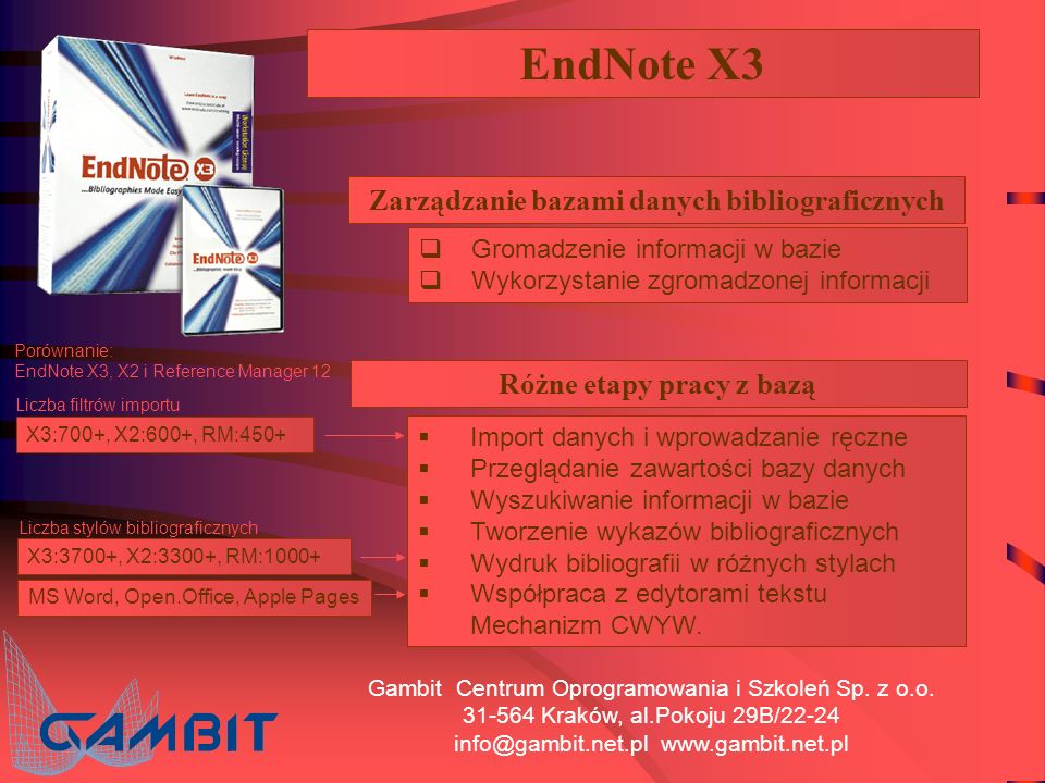 Gambit Centrum Oprogramowania i Szkoleń Sp. z o.o.