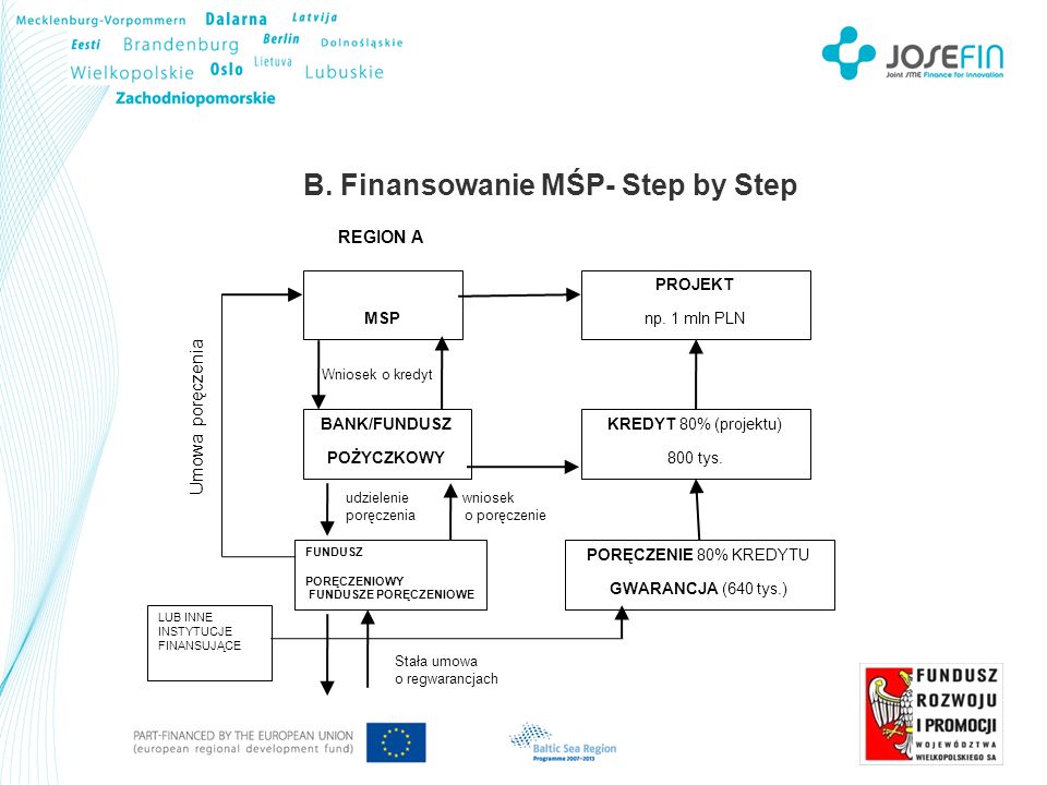 B. Finansowanie MŚP- Step by Step MSP PROJEKT np.