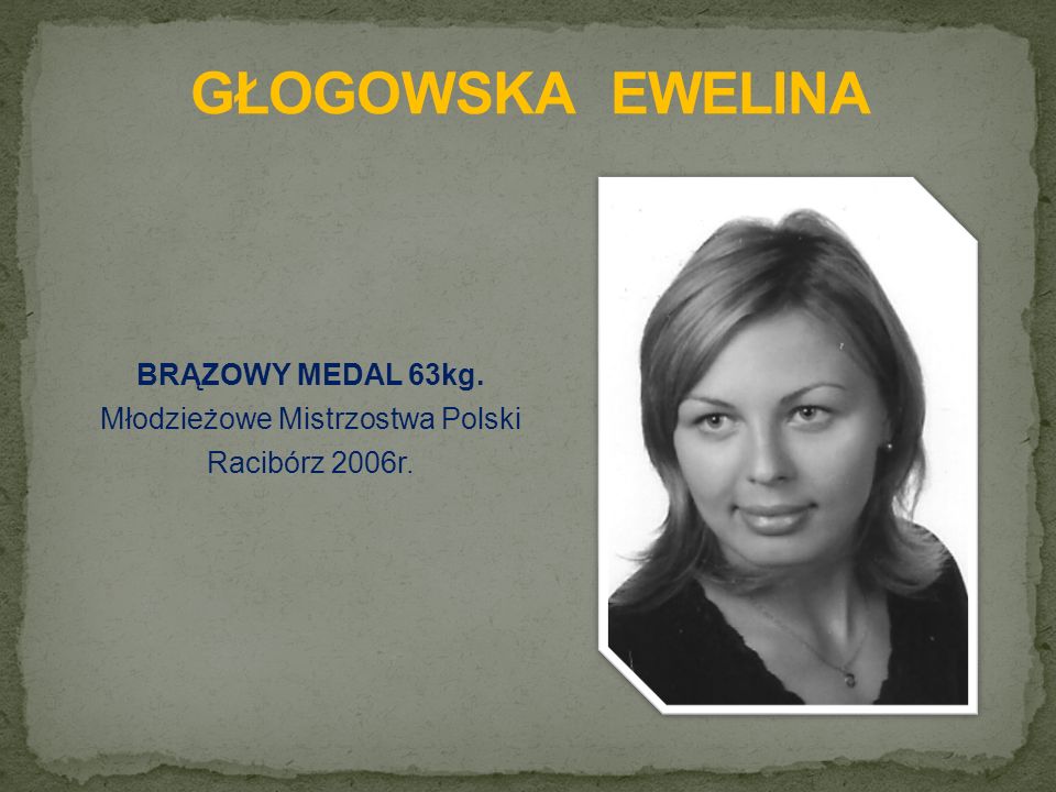 BRĄZOWY MEDAL 63kg. Młodzieżowe Mistrzostwa Polski Racibórz 2006r.