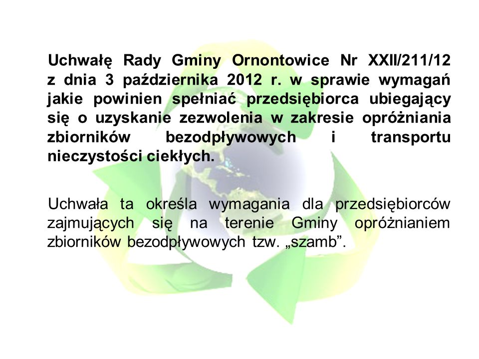 Uchwałę Rady Gminy Ornontowice Nr XXII/211/12 z dnia 3 października 2012 r.