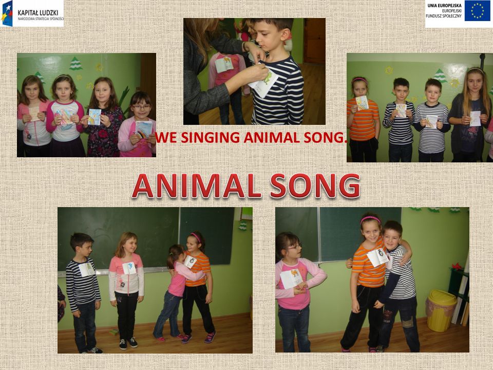 WE SINGING ANIMAL SONG.