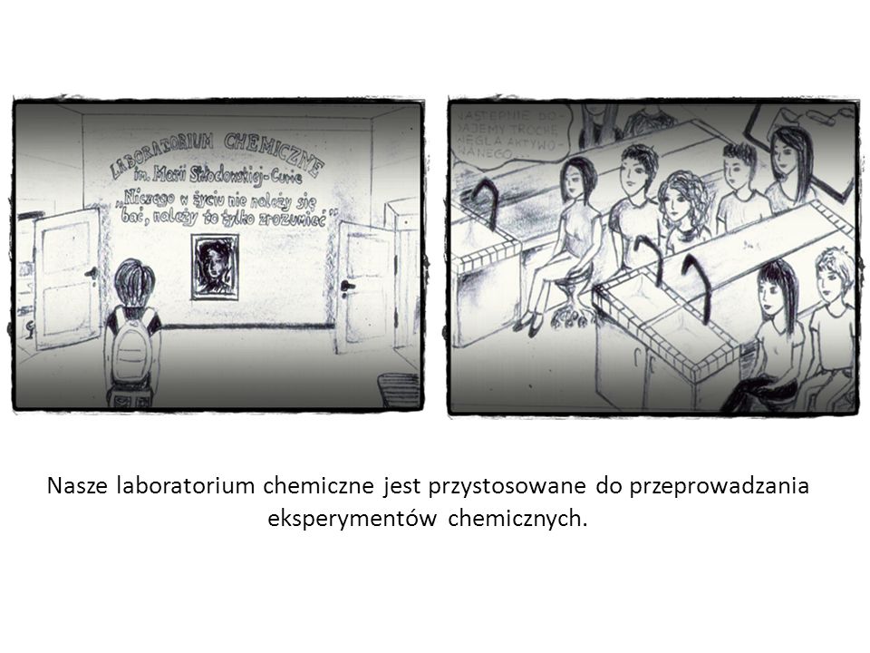 Nasze laboratorium chemiczne jest przystosowane do przeprowadzania eksperymentów chemicznych.