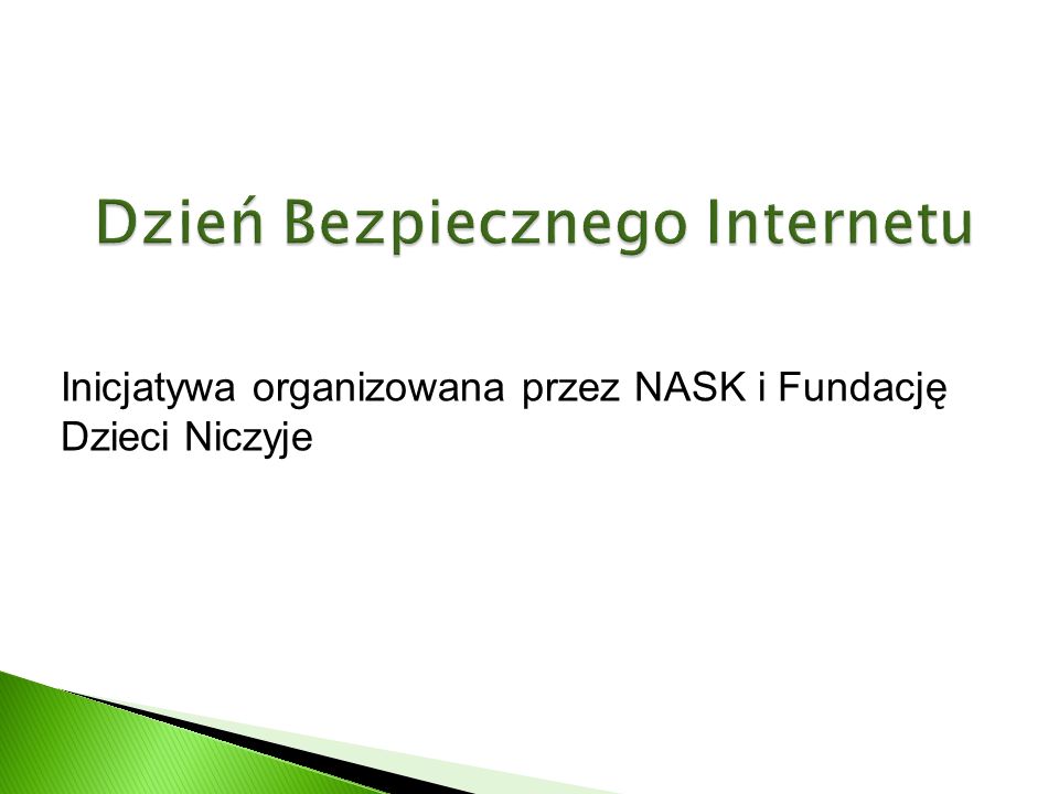 Inicjatywa organizowana przez NASK i Fundację Dzieci Niczyje