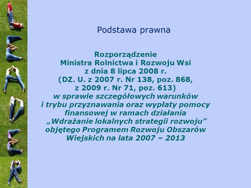 Rozporządzenie Ministra Rolnictwa i Rozwoju Wsi z dnia 8 lipca 2008 r.