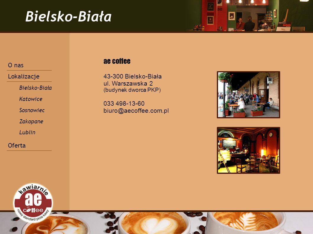 Bielsko-Biała ae coffee Bielsko-Biała ul.