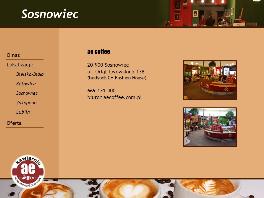 Sosnowiec ae coffee Sosnowiec ul.