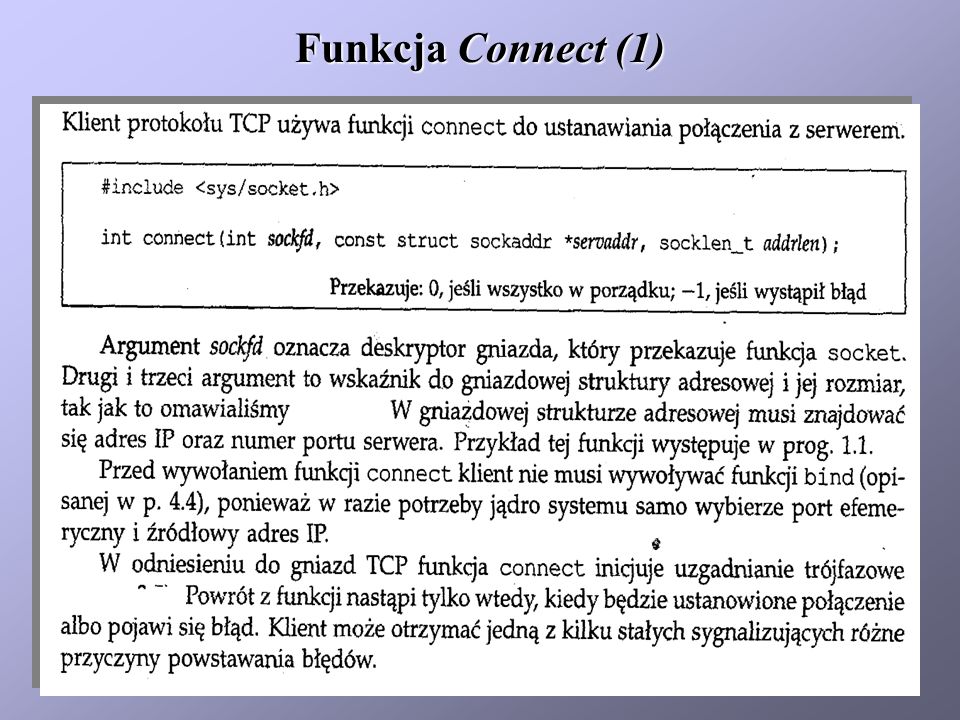 Funkcja Connect (1)
