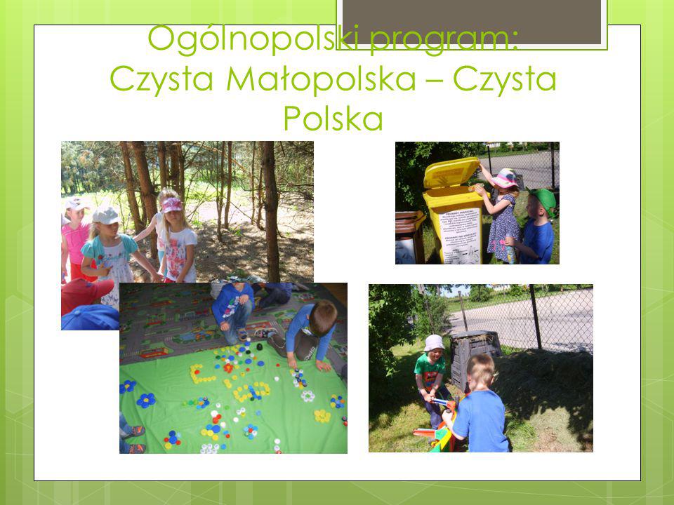 Ogólnopolski program: Czysta Małopolska – Czysta Polska