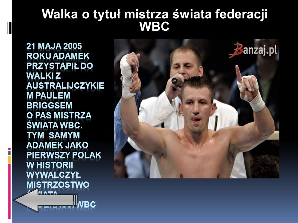 Pierwszy tytuł mistrza Polski seniorów Adamek zdobył w 1995 roku – w wadze średniej, mając niespełna 19 lat.