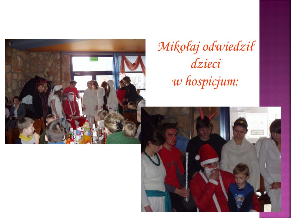 Mikołaj odwiedził dzieci w hospicjum: