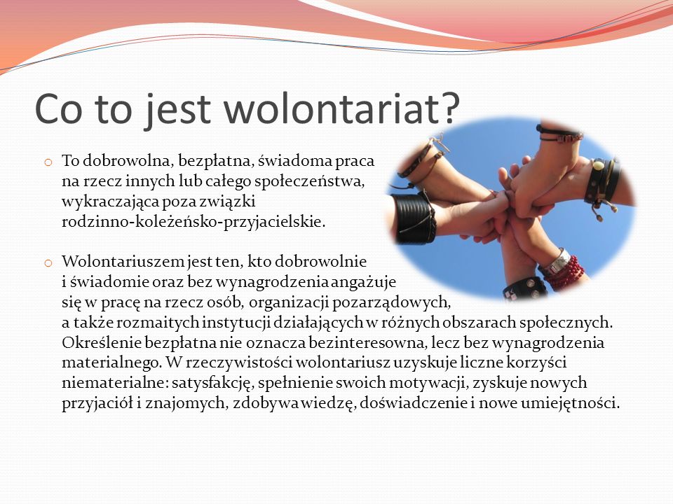 Co to jest wolontariat.