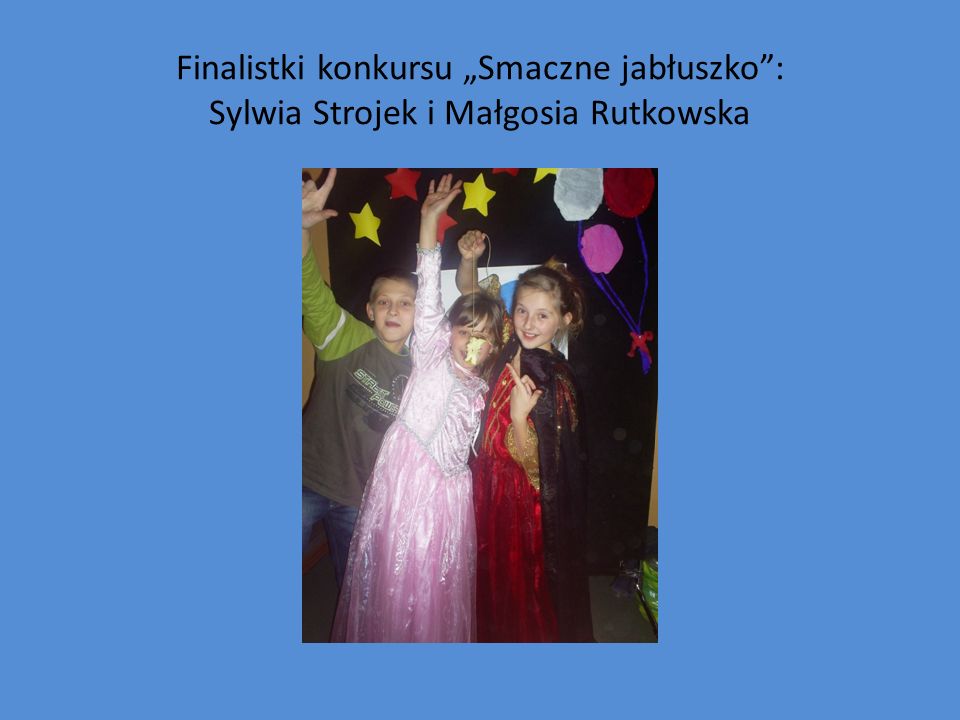 Finalistki konkursu Smaczne jabłuszko: Sylwia Strojek i Małgosia Rutkowska