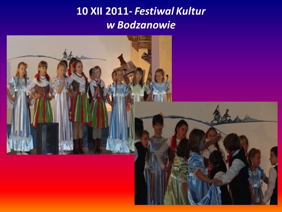 10 XII Festiwal Kultur w Bodzanowie